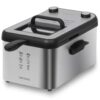 Freidora eléctrica Cecotec CleanFry 3000 Full INOX 3L 2400W