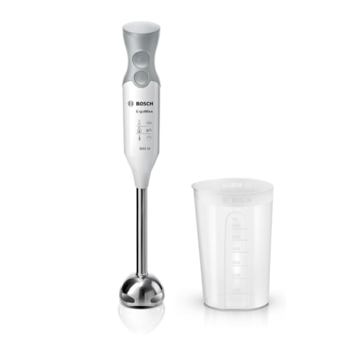 Batidora de mano Bosch ErgoMixx MSM66110 600W QuattroBlade blanca