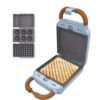 ProductoSandwichera Cecotec Rock'Ntoast Retro One Blue 700W 3 placas intercambiables