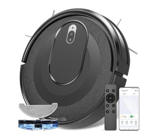 Robot aspirador fregasuelos Vexilar W7 2 en 1 4000Pa antienredos