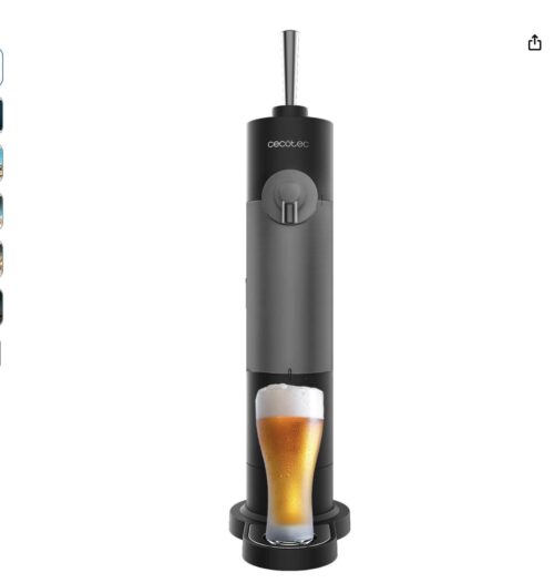 Dispensador cerveza portátil Cecotec BeerFlow 500 latas y botellas