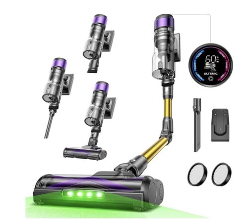 Aspirador escoba sin cable Ultenic U20 55Kpa brazo flexible