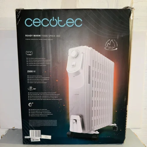 Radiador de aceite Cecotec ReadyWarm 11000 Space 360