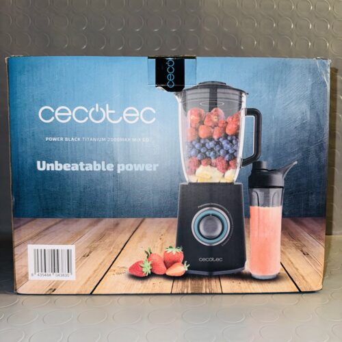 Batidora de vaso Cecotec Power Black Titanium 2000