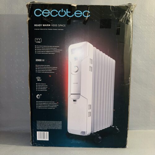 Radiador eléctrico aceite Cecotec ReadyWarm 5000 Space 5 módulos 1000W