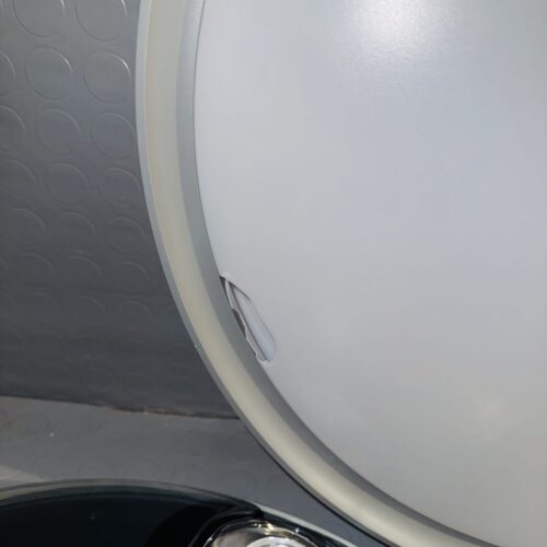 Ventilador techo EVVO aspas retráctiles luz LED 107cm motor DC