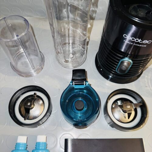 Batidora vaso individual Cecotec Power Titanium 650 EasyGo 650W