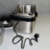 Freidora eléctrica Cecotec CleanFry 3000 Full INOX 3L 2400W