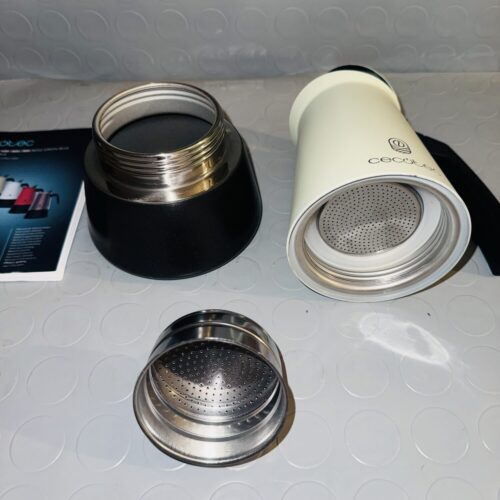 Cafetera italiana Cecotec Piccolina 600 Green 6 tazas 300ml inox