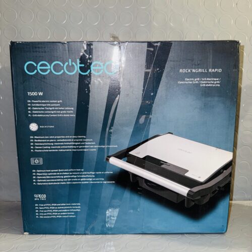 Parrilla eléctrica Cecotec Rock'nGrill Rapid 1500W plancha sandwichera