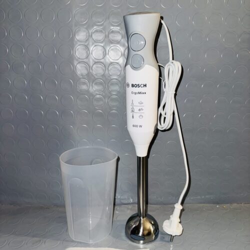 Batidora de mano Bosch ErgoMixx MSM66110 600W QuattroBlade blanca