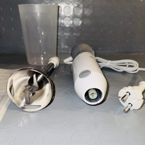 Batidora de mano Bosch ErgoMixx MSM66110 600W QuattroBlade blanca
