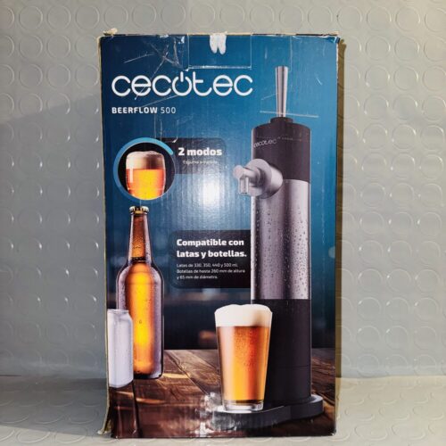 Dispensador cerveza portátil Cecotec BeerFlow 500 latas y botellas