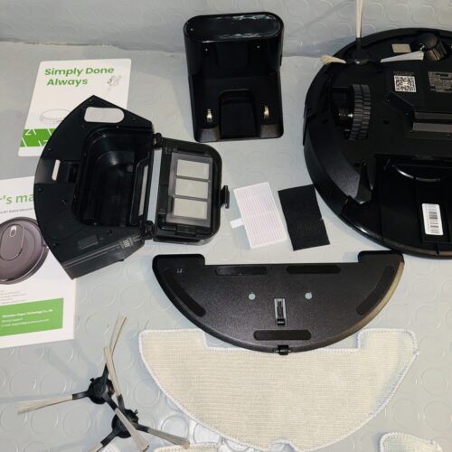 Robot aspirador fregasuelos Vexilar W7 2 en 1 4000Pa antienredos