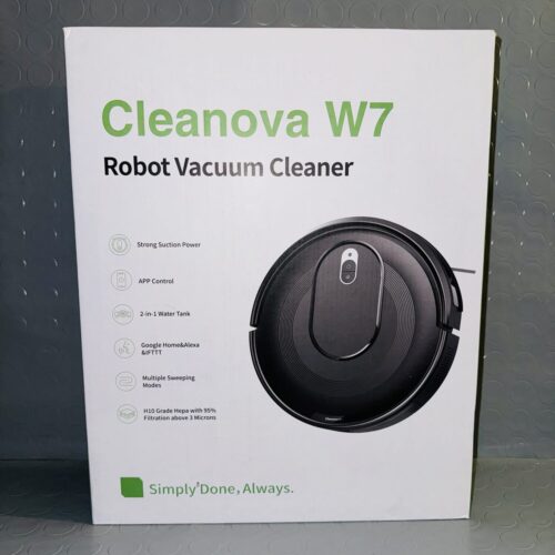 Robot aspirador fregasuelos Vexilar W7 2 en 1 4000Pa antienredos