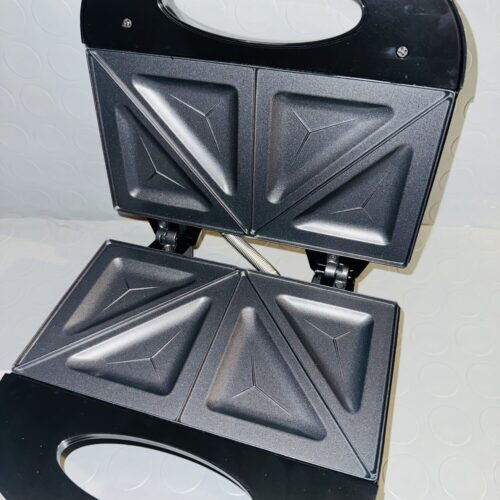 Sandwichera My Wave 750W placas antiadherentes apertura 90° negra