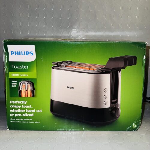 Tostadora Philips Viva Collection HD2637/90 2 ranuras extraanchas 7 intensidades