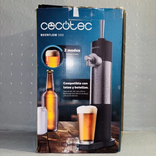 Dispensador cerveza portátil Cecotec BeerFlow 500 latas y botellas