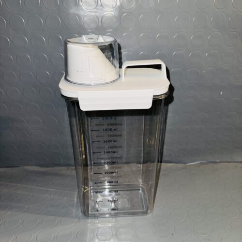 Dispensador detergente hermético 2300ml con vaso medidor