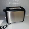 Tostadora Amazon Basics 2 rebanadas 800W 7 niveles ranuras extra anchas