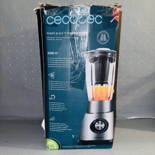 Batidora de vaso Cecotec Power Black Titanium 2300 1,5L
