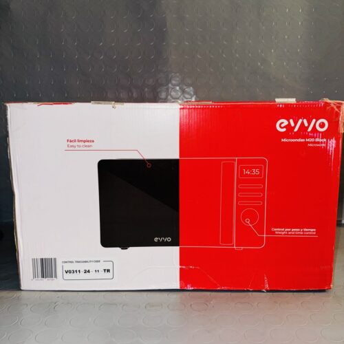 Microondas EVVO M20 Black con grill 20L 800W