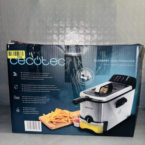 Freidora de aceite Cecotec CleanFry 3000 ProFilter